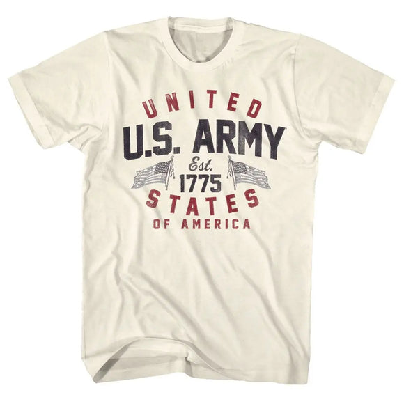 Army-Us1775-Natural Adult S/S T-Shirt - Natural