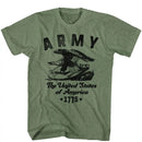Army-Usofa-Military Green Heather Adult S/S T-Shirt - Military Green Heather