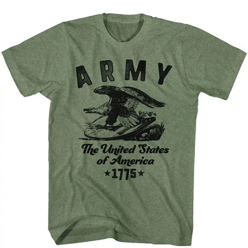 Army-Usofa-Military Green Heather Adult S/S T-Shirt - Military Green Heather