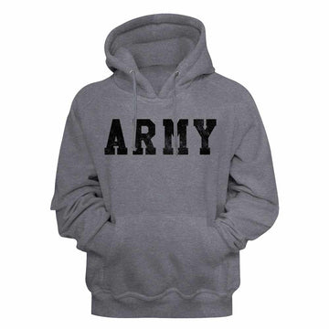 Army Army Gunmetal Heather Adult Hooded Sweatshirt