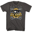 Army-Honor Respect Courage-Smoke Adult S/S T-Shirt - Smoke