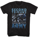 Army-Army Second To None-Black Adult S/S T-Shirt - Black