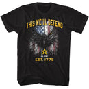 Army-Army This Well Defend-Black Adult S/S T-Shirt - Black