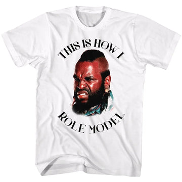 Mr T-Lexi-White Adult S/S T-Shirt - White