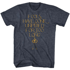 Mr T-It Ends Now-Navy Heather Adult S/S T-Shirt - Navy Heather