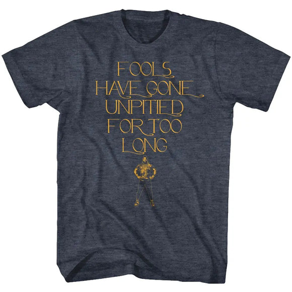 Mr T-It Ends Now-Navy Heather Adult S/S T-Shirt - Navy Heather