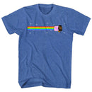 Mr T-Nyan Nyan Nyan-Royal Heather Adult S/S T-Shirt - Royal Heather