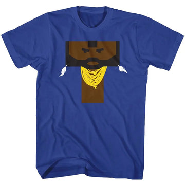 Mr T-Literal T-Royal Adult S/S T-Shirt - Royal