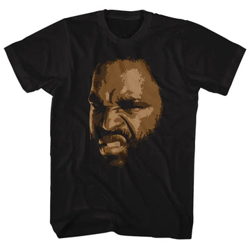 Mr T-Big T-Black Adult S/S T-Shirt - Black