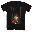 Mr T-Flower T-Black Adult S/S T-Shirt - Black