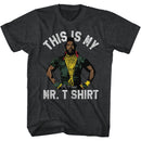 Mr T-Im Funny-Black Heather Adult S/S T-Shirt - Black Heather
