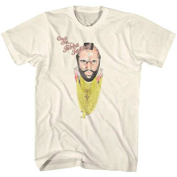 Mr T-Jibba Jabba-Natural Adult S/S T-Shirt - Natural
