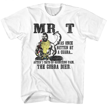 Mr T-Dedsnek-White Adult S/S T-Shirt - White