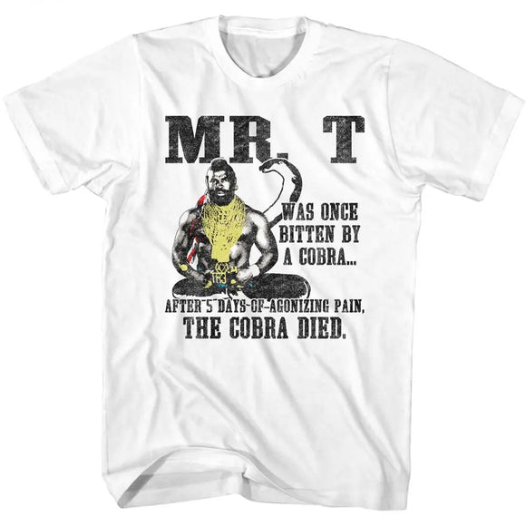 Mr T-Dedsnek-White Adult S/S T-Shirt - White