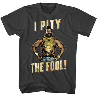 Mr. T Mr T Pity With Texture Adult T-Shirts