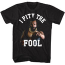 Mr T-Mr T I Pity Point-Black Adult S/S T-Shirt - Black