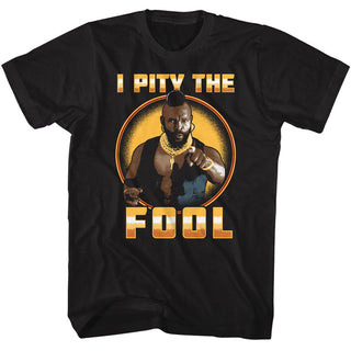 Mr. T Mr T Shiny Pity Fool Adult T-Shirts