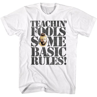 Mr. T Rules For Fools Adult T-Shirts
