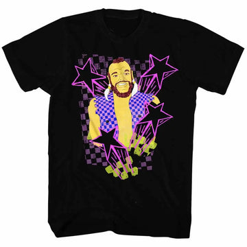 Mr T-Star T-Black Adult S/S T-Shirt - Black
