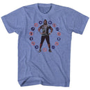 Mr T-No Way Sucka-Light Blue Heather Adult S/S T-Shirt - Light Blue Heather