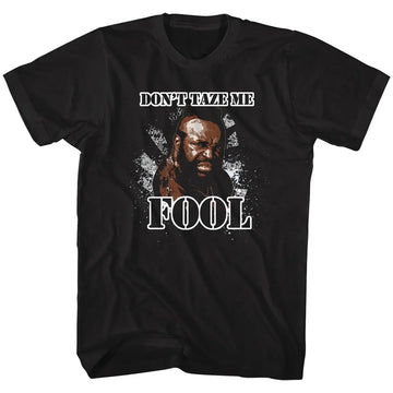 Mr T-Lose It-Black Adult S/S T-Shirt - Black