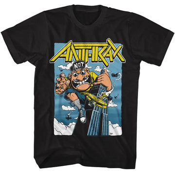 Anthrax-Anthrax King Not Man-Black Adult S/S T-Shirt - Black
