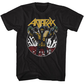 Anthrax-Anthrax Judge Death Vint-Black Adult S/S T-Shirt - Black