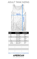 Tank Size Chart for Cbgb-Cbgb-Black Ladies Muscle Tank-S - Black