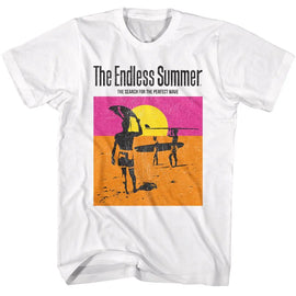 Bruce Brown Films-Bbf The Endless Summer-White Adult S/S T-Shirt - White