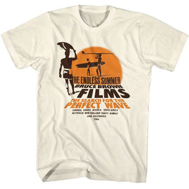 Bruce Brown Films-Bbf The Perfect Wave-Natural Adult S/S T-Shirt - Natural