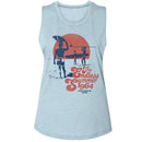 Bruce Brown Films-Bbf Tes 1964-Stonewash Denim Ladies Muscle Tank-S - Stonewash Denim