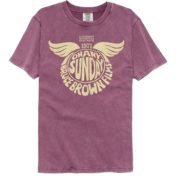 Bruce Brown Films-Bbf Oas 1971-Berry Adult S/S Comfort Color T-Shirt - Berry