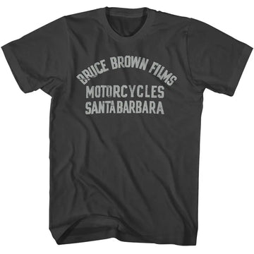 Bruce Brown Films-Bbf Motorcycles-Smoke Adult S/S T-Shirt - Smoke
