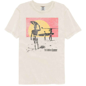 Bruce Brown Films-Bbf Endless Distressed-Ivory Adult S/S Comfort Color T-Shirt - Ivory