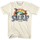 Bruce Brown Films-Bbf Surf Rainbow-Natural Adult S/S T-Shirt - Natural