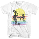 Bruce Brown Films-Bbf Rainbow Color Stripes-White Adult S/S T-Shirt - White