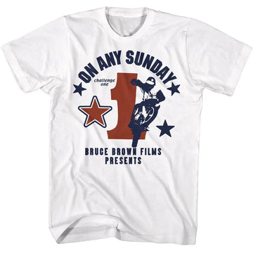 Bruce Brown Films-Bbf Challenge One-White Adult S/S T-Shirt - White