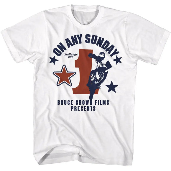 Bruce Brown Films-Bbf Challenge One-White Adult S/S T-Shirt - White