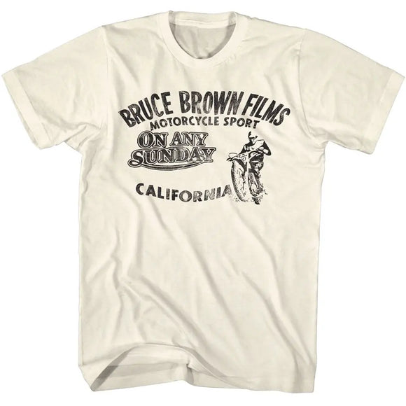 Bruce Brown Films-Bbf Challenge One-Natural Adult S/S T-Shirt - Natural