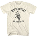 Bruce Brown Films-Bbf Moto Cali USA-Natural Adult S/S T-Shirt - Natural