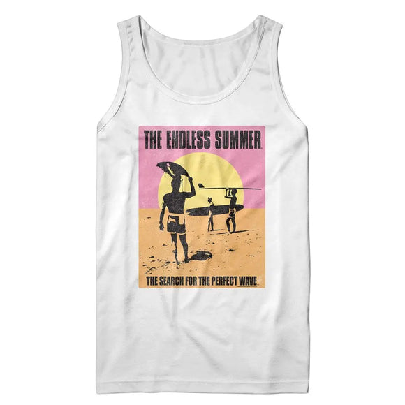 Bruce Brown Films-Bbf Search For Perfect Wave-White Adult Tank-S - White