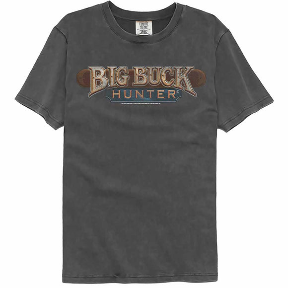 Big Buck Hunter Logo Pepper Comfort Colors Adult T-Shirt