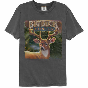 Big Buck Hunter Deer Scene Pepper Comfort Colors Adult T-Shirt