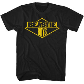 Beastie Boys-Beastie Boys Diamond Logo-Black Adult S/S T-Shirt - Black