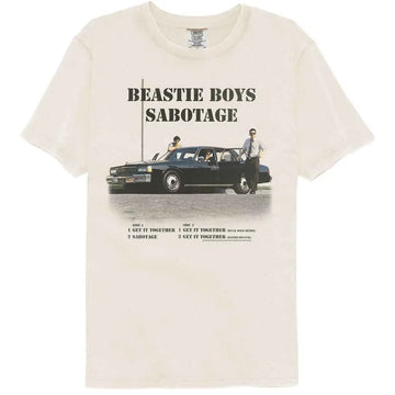 Beastie Boys-Beastie Boys Sabotage-Ivory Adult S/S Comfort Color T-Shirt - Ivory