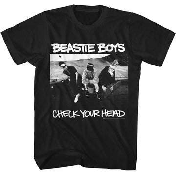 Beastie Boys-Beastie Boys Check Your Head-Black Adult S/S T-Shirt - Black