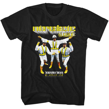 Beastie Boys-Beastie Boys Intergalactic Japan-Black Adult S/S T-Shirt - Black