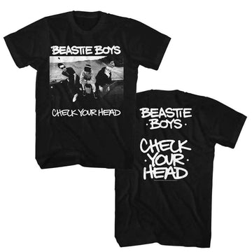 Beastie Boys-Beastie Boys Check Your Head-Black Adult S/S T-Shirt ***F&B*** S - Black