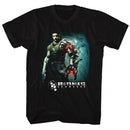 Bionic Commando-Steam Arm-Black Adult S/S T-Shirt - Black