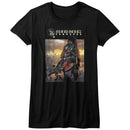 Bionic Commando-The World Burn-Black Ladies S/S T-Shirt - Black